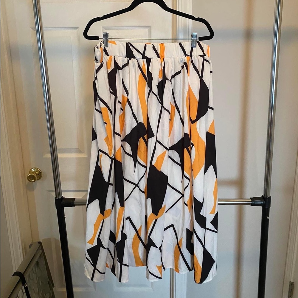 Multi colored maxi skirt